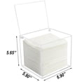 thumbnail image 3 of Caja de almacenamiento de toallas faciales Watpot, acrílica transparente, 3 of 7