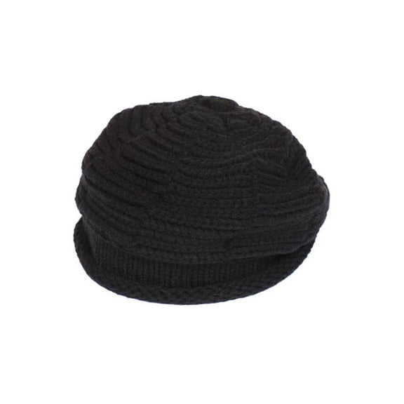 Winter Knitted Cap - Black