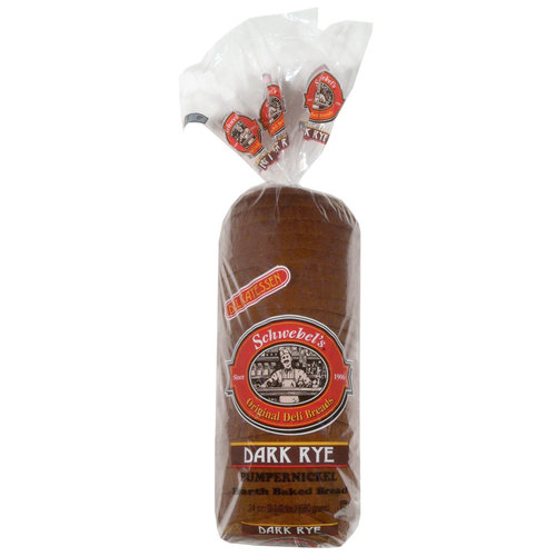 Schwebel's Dark Rye Pumpernickel Bread, 24 oz