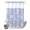 Soft White, Periwinkle, Lavender, Lilac, variant on No Hook Shower Curtain, Spring Flowers Shower Curtains for Bathroom with See Through Top Window, Rustic Farmhouse Floral Botanical Mint Green Waterproof & Washable Bath Curtain Small Stall 36"x78"