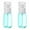 Blue, variant on 2PCS Small Spray Bottle Travel Size 2oz/60ml - Fine Mist Mini Empty Spray Bottles - Empty Small Misting Spritzer, Perfume Atomizer with Pump Clear Containers - for Toners, Face & Hair Mist