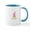 White/Blue Inside, variant on CafePress - Easter Bunny Stella Mug - 11 oz Ceramic Mug - Novelty Coffee Tea Cup