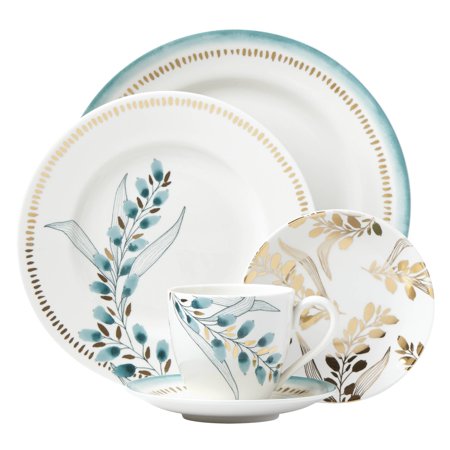 - Lenox Goldenrod Multicolored Porcelain 5-piece Floral Place Setting