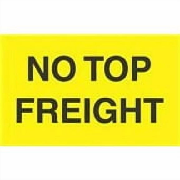 3 x 5" No Top Frieght Label, Packing Shipping Stickers [Pack of 500]