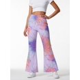 thumbnail image 2 of Girls Flare Pants, AI Digital Print Bell Bottoms,All-Season Sizes 3-13Y, 2 of 6