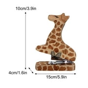 LSLJS Office Supplies Desk Organization Wooden Portable Stapler Creative Books Manual Stapler Office Supplies Office Decor