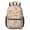 Corgi and Bone, variant on Pug Crown Gingham Blue Pattern 17" School Backpacks for Teens,Waterproof Oxford Fabric,S-Shape Padded Straps for School,Travel,Hiking,Camping