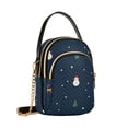 thumbnail image 7 of FORMRS Crossbody Bag for Women Quilted Travel Shoulder Cell Phone Purse with Chain Strap Handbag, Christmas Whimsy, 7 of 7