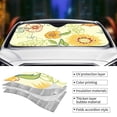 thumbnail image 5 of XMXT Car Sun Shade Windshield, Abstract Sunflower Line Drawing Sunshade for Car Windshield Sun Shades for Car SUV Truck, s, 5 of 9
