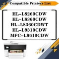 thumbnail image 2 of TN-421 TN421 Toner Cartridge, Compatible for Brother HL-L8260CDW HL-L8360CDW HL-L8360CDWT HL-L9310CDW MFC-L8610CDW Printers【High Print Volume with Chip】, 2 of 7