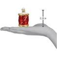 thumbnail image 3 of Old World Christmas Red Spool of Thread Glass Blown Ornament for Christmas Tree, 3 of 4