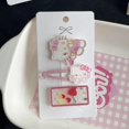 thumbnail image 1 of Sanrio-Juego de pinzas para el pelo de 3 piezas, accesorios para el cabello acrílicos de dibujos animados, Kuromi Cinnamoroll Melody Purin Bangs, horquilla, regalos para niñas, 1 of 3