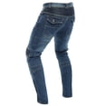 thumbnail image 2 of NotusWears Men’s Motorcycle Pants with Knee Protective Pads and Reinforced Lining Hip Motorbike Riding Denim Jeans Blue W32-L30, 2 of 4