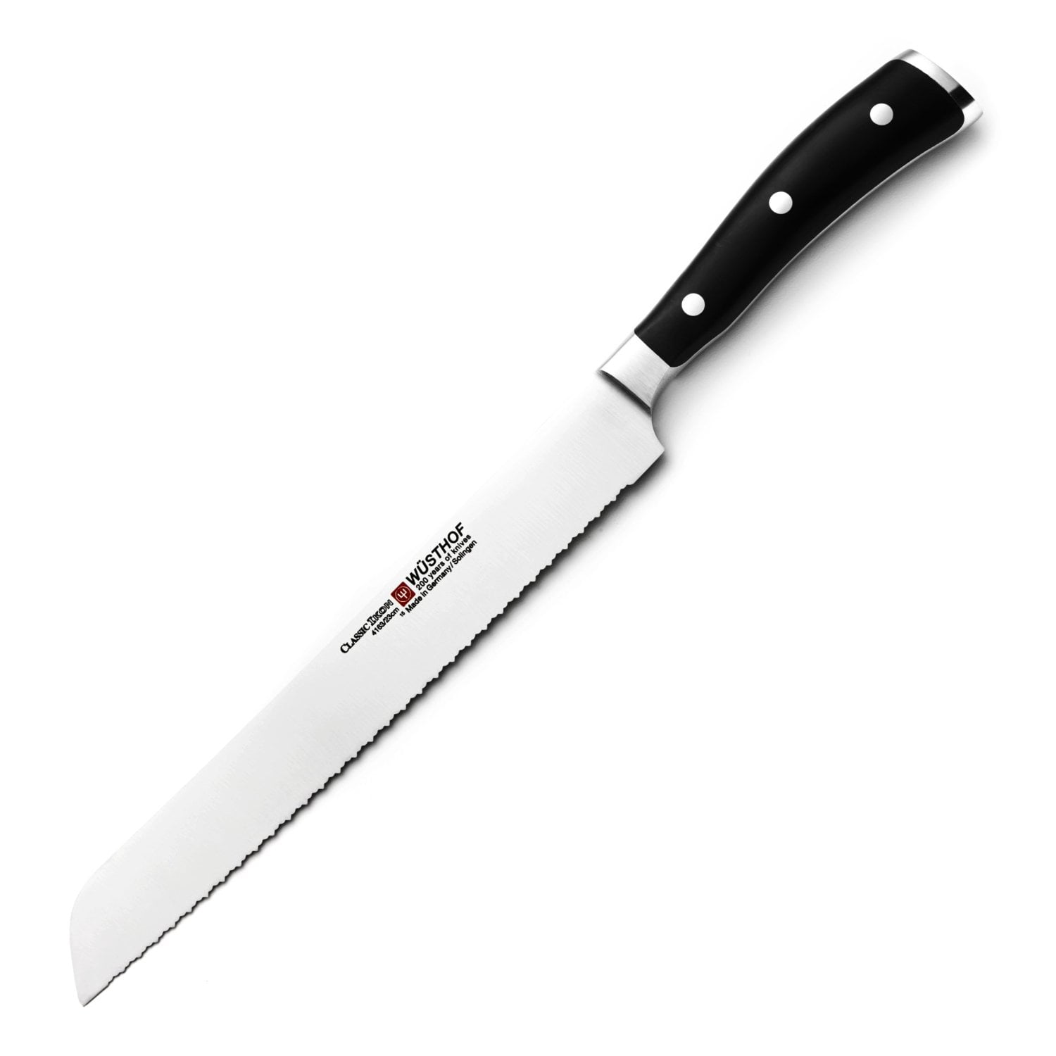 Classic Ikon 9" Double-Serrated Bread Knife by Wusthof