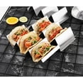 thumbnail image 7 of Goodwill 2 Packs Stainless Steel Taco Holder Stand - Truck Tray Style - Each Rack Holds up to 3 Tacos, 7 of 7