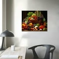 thumbnail image 3 of Nawypu Kitchen Picture Wall Art Food Canvas Print Fresh Fruits and Vegetables Painitng for Dining Room Restaurant Decor, 3 of 4