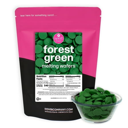 Sweet Shoppe Forest Green Colored Gluten-Free Candy Melts, 2 lbs