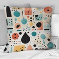 thumbnail image 1 of Designart "Serenade Of Soft Geometry And Colors I" Geometric Throw Pillow - Modern Pillow For Couch - Insert And Pillows Covers For Bedroom Decor, 1 of 5