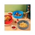 thumbnail image 5 of Round Air Fryer Liner Non-Stick Silicone Basket Reusable Air Fryer Accessories Silicone Material 3 Colors for Air Fryer, 5 of 11