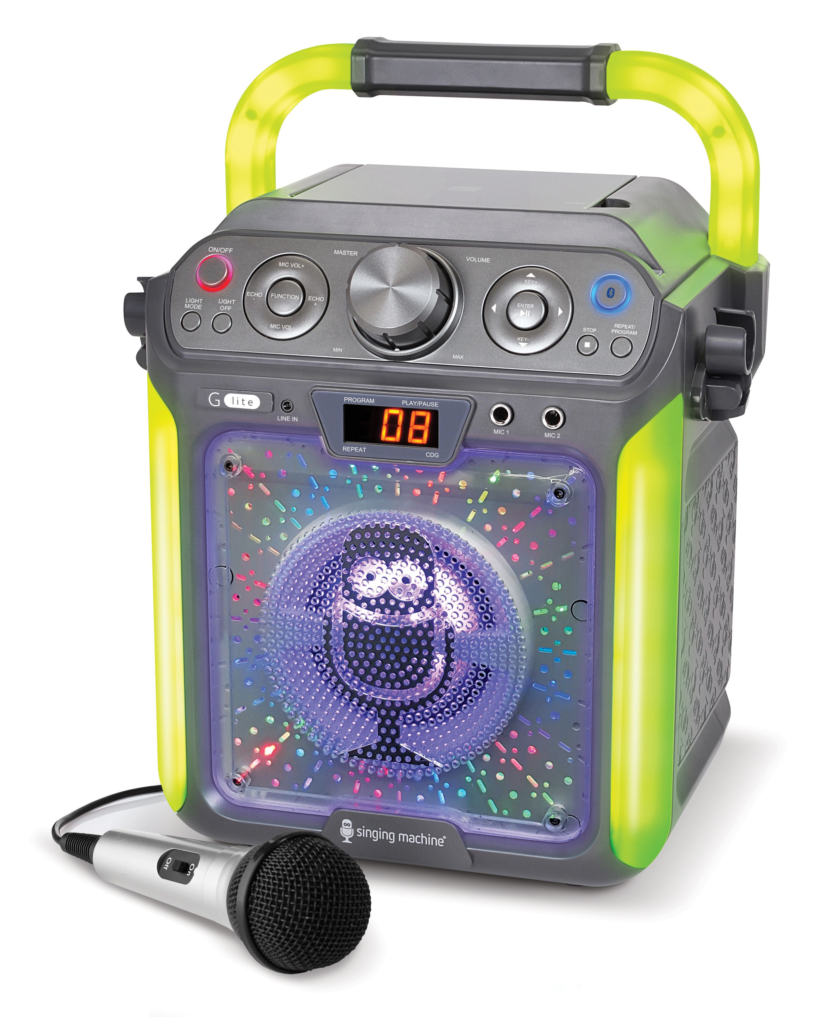 Singing Machine SML2082BTC Bluetooth G-Lite CD+G Karaoke System - image 3 of 5