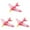 Random 3PCS, variant on Linnyunggg Kids Toy Roundabout Aircraft Foam Paper Airplane Model Hand Throw Planes Toys For Children Kid Games 4-8 Education Animal