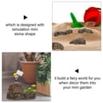 thumbnail image 3 of MasteelfCA 4pcs Creative Micro Landscape Adornments Simulation Stones Sand Table Ornaments, 3 of 7