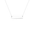 thumbnail image 3 of aaXia 10K White Gold Diamond Accent Paw Print Bar Necklace, 3 of 5