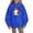 Blue, variant on Ruyang Ghost Hoodies for Girls Boys Halloween Oversized Sweatshirts Kids Cute Letter Graphic Hoodie Long Sleeve Pullover