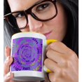thumbnail image 2 of 3drose, Never Ending Love Purple, 11oz Two-tone Yellow Mug, 2 of 6