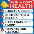 thumbnail image 2 of Bark&Spark Omega-3 Fish Oil Softgels for Dogs - Shedding & Itch Relief, Skin & Coat Health - EPA & DHA, Hot Spots Support (180 ct), 2 of 7