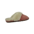 thumbnail image 3 of LAMO Womens Caroline Knit Scuff Slipper Shoes, Light Pink, US 7, 3 of 3