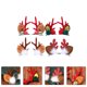 thumbnail image 4 of 4 pares de tocados navideños decorativos para el cabello de niños, pinzas para el cabello, tocados de regalo, 4 of 5