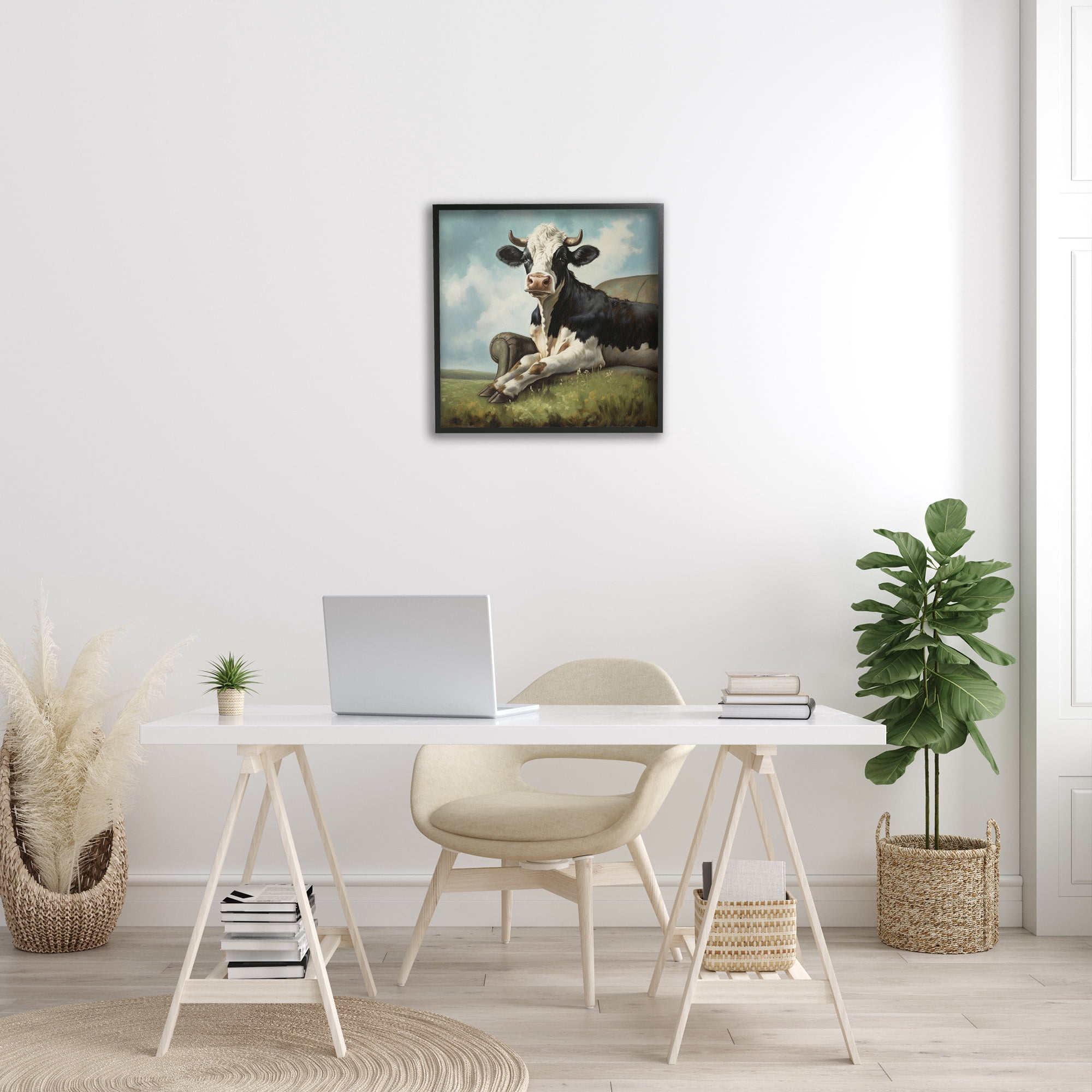 Western Buffalo Brown Animal Wall Art - 16"x20" Framed Giclee Textured Canvas By Stupell Industries - View #2