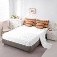 thumbnail image 5 of Feelyou Hippie Tribal Aztec Bedding Comforter Set 7 Pieces, Orange Abstract Full Bedding Set, Teens Adult Women Men Reversible Fitted Sheet Flat Sheet, Super Cozy Room Decor, 5 of 8