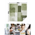 thumbnail image 4 of Sage Green Geometric Cloth Napkins Set of 8 Reusable Dinner Napkins, Watercolor Ombre Modern Abstract Art Cocktail Napkin Washable Table Napkins for Wedding/Holiday Party/Baby Shower 20"x20", 4 of 7