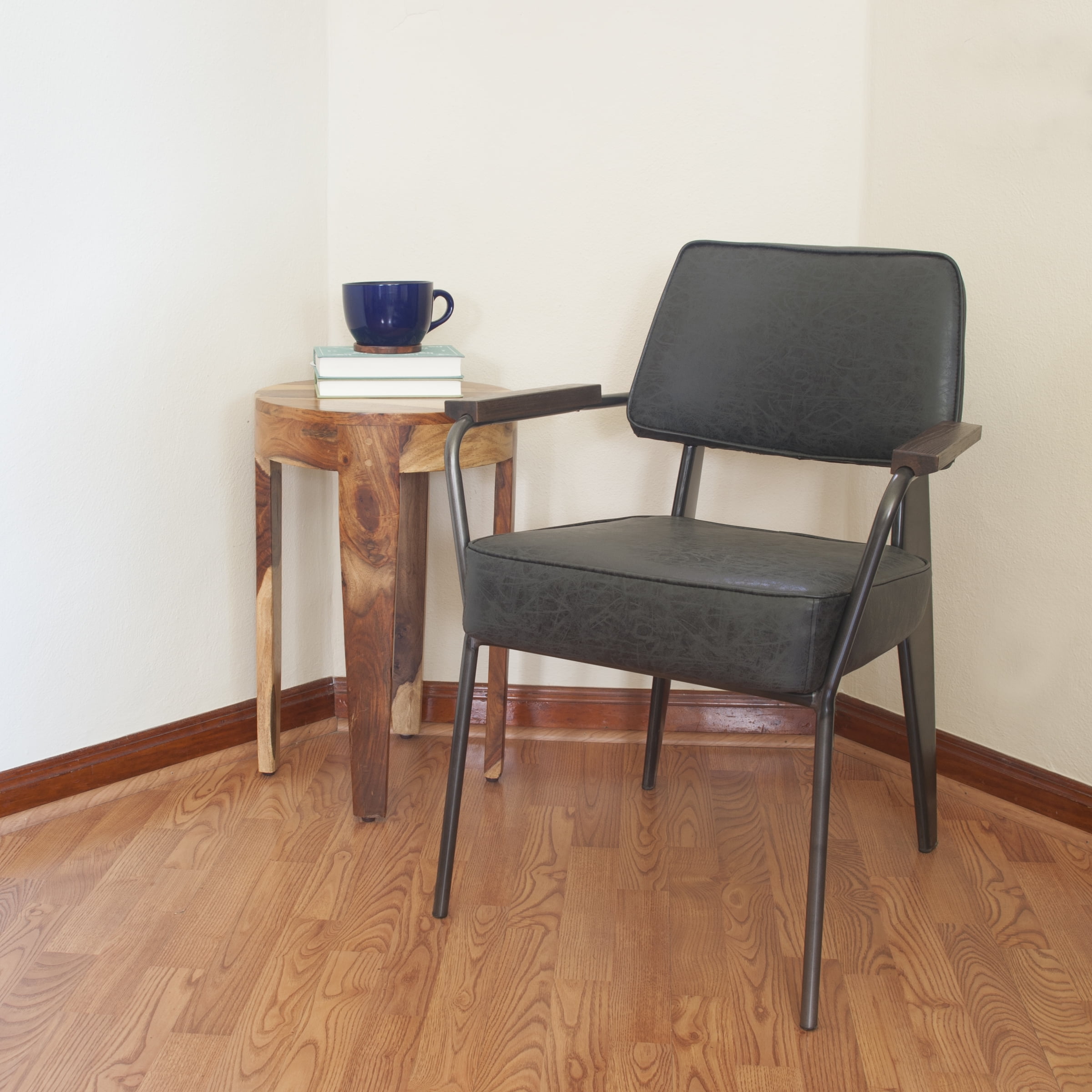 AmeriHome 2 Piece Fauteuil Direction Accent Chair Set - Black