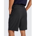 thumbnail image 2 of CRZ YOGA Men's All Day Comfy Golf Shorts 9" Stretch Lightweight Flat Front for Casual Work with Pockets, 2 of 5