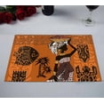thumbnail image 2 of PKQWTM Beautiful black woman African woman Kitchen Dining Table Mats Placemats Size 12x18 Inches, Set of 2 Pieces, 2 of 2