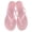 Pink, variant on MIASHUI Summer Jelly Flat Bottom Clip Toe Flip Flops Womens Beach Slippers Sandals,Pink,7