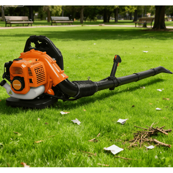 Dapmiu Ergonomic Backpack Leaf Blower, Lightweight Design Reduces Strain, Reliable for Indoor & Outdoor Cleaning