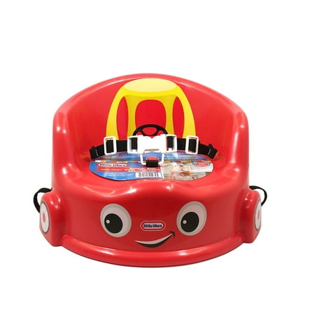 Little Tikes Cozy Coupe Kid Plastic Table Chair Booster Seat & Harness Red