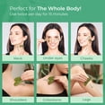thumbnail image 4 of Set de herramientas faciales PLANTIFIQUE Jade Roller y Gua Sha, 4 of 6