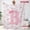 letterB, variant on JYK Soft Plush Flannel Blanket Pink Letter X Monogram Watercolor Bow Ribbon Pattern Personalized Gift 30x40inch