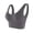 Gray, variant on Darzheoy Sports Bras for Women Sexy Ultra-thin Lace Bra Without Steel Ring U-shaped Beauty Back With Removable Breast Pad One Size