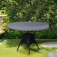 thumbnail image 6 of Covers&All Round Table Top Cover, 12 oz Waterproof & UV-resistant (30"Diameter x 4"H Inches, Gray), 6 of 7