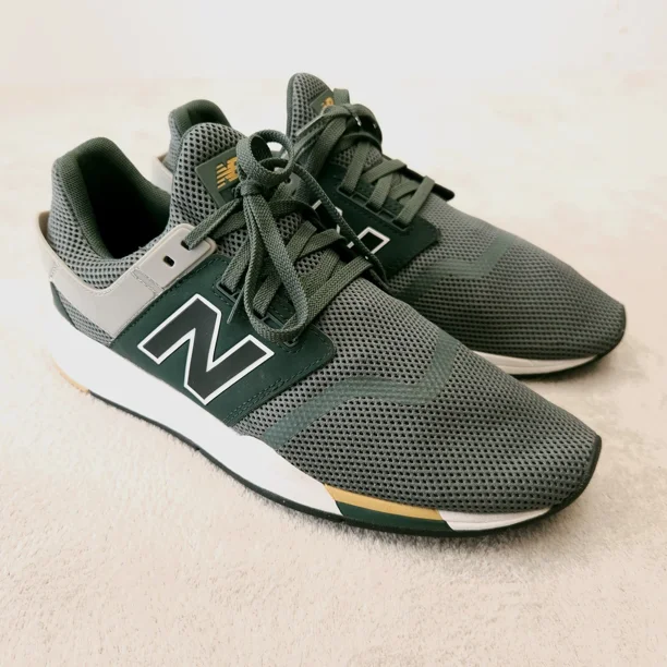 New Balance MS247FA Men’s Size 11 Sneakers Green Black White Running Shoes