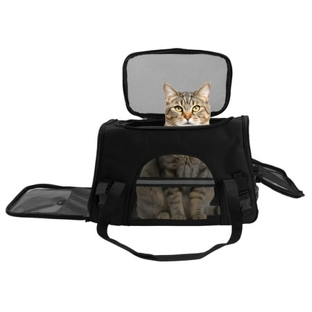 Pet carrier crossbody pet bag travel pet tote durable pet sling 11 lb Limit Multi colour