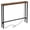 Rustic Brown, variant on IVV 39.4" Narrow Console Table with Charging Station (2 AC Outlets & 2 USB Ports), Slim Metal Frame Sofa Table with Anti-Tip Device & Adjustable Feet, for Living Room Apartment, Rustic Brown