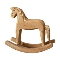 deevoka Rocking Horse Statue Crafts Decoration for Office Shelf Table
