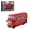 Double Decker Bus, variant on 745PCS British Retro Double Decker Bus Building Blocks City Tour Bus Model Bricks Desktop Decoration Puzzle Toys Holiday Gifts